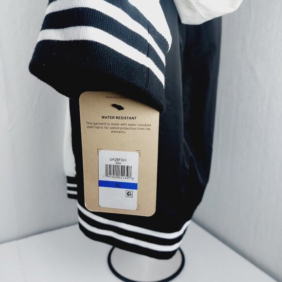 Levi's Men's Black White Colorblock Raglan Sleeve Varsity Jacket Size XL - Picture 11 of 14